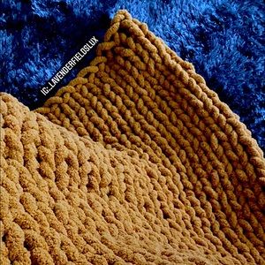 Handmade Chunky Knit Blanket